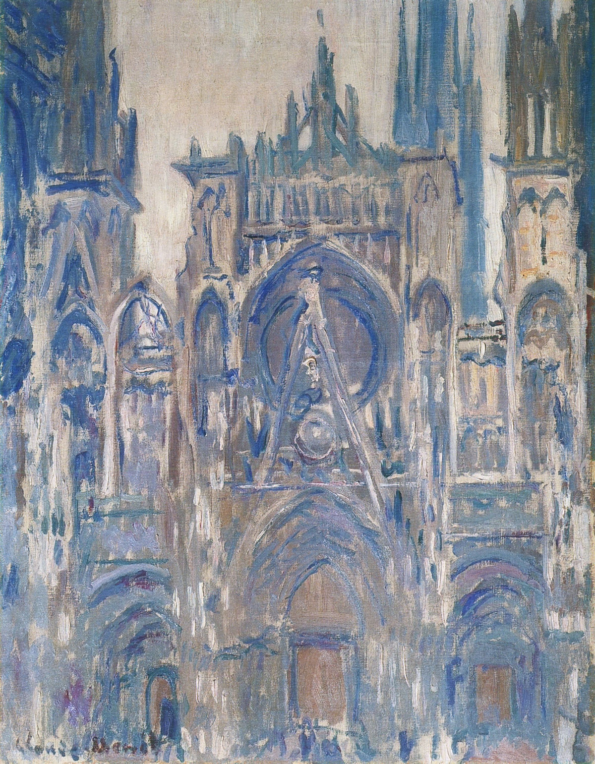 Rouen Cathedral, Study of the Portal - Claude Monet - WikiArt.org 