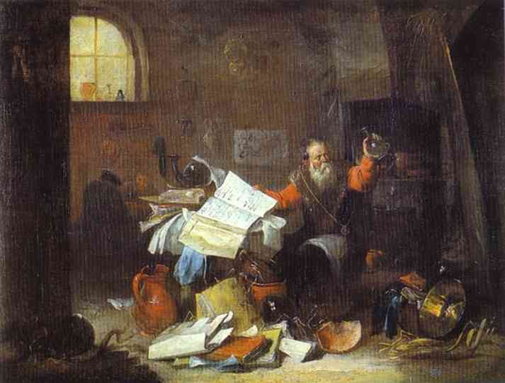 The Alchemist - Teniers the Younger David