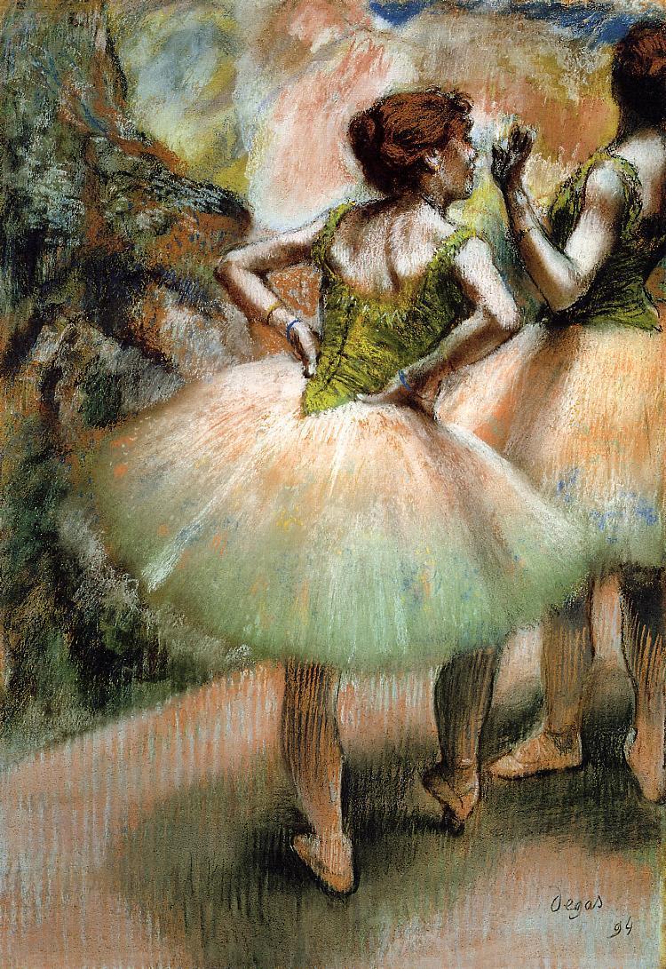 Dancers Pink And Green Edgar Degas 