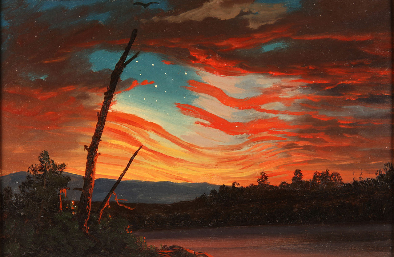 Our Banner in the Sky - Frederic Edwin Church - WikiArt.org