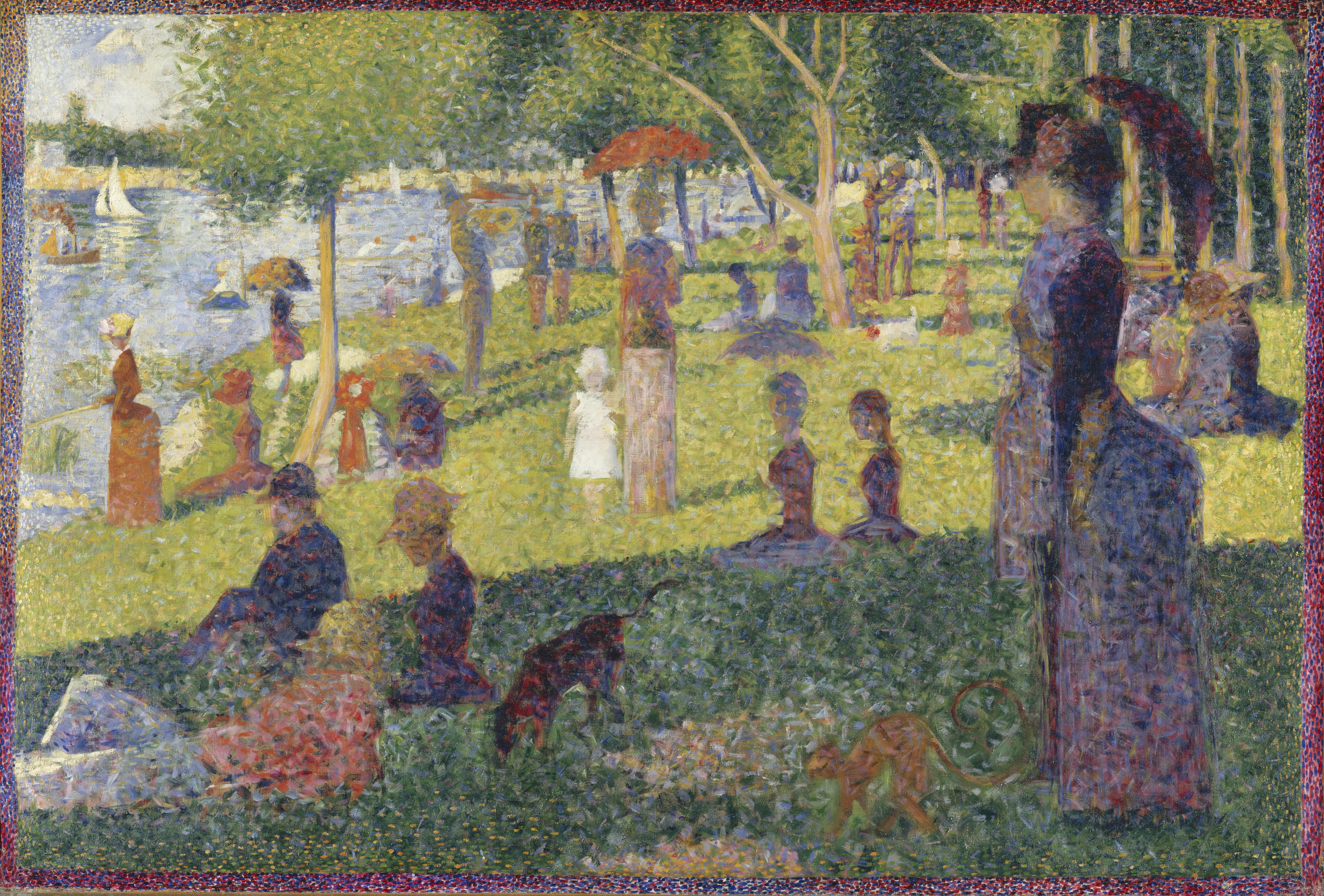 Study For A Sunday On La Grande Jatte - Georges Seurat - WikiPaintings.org