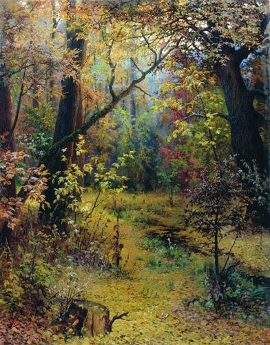Autumn Morning - Grigoriy Myasoyedov