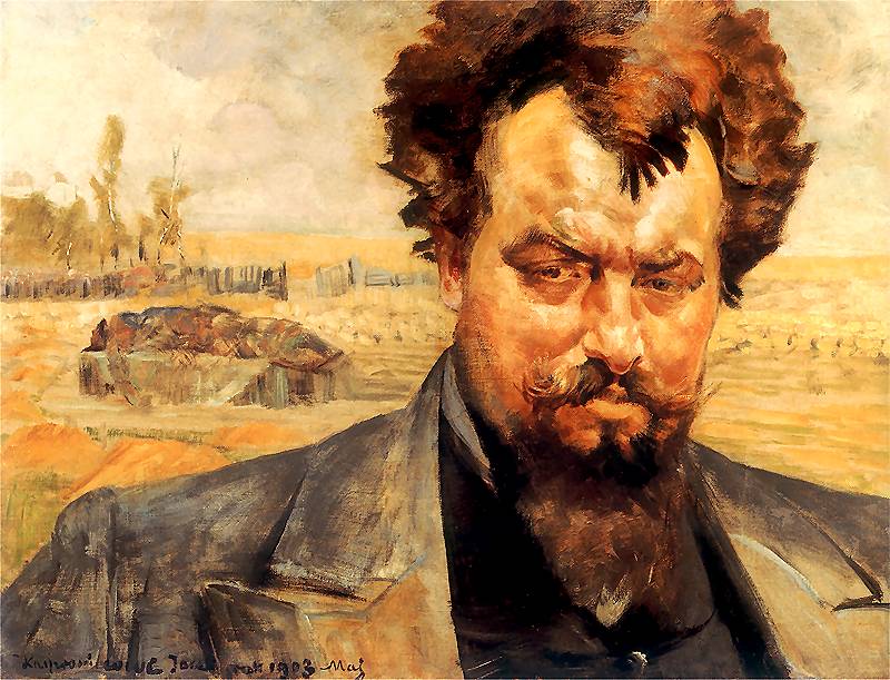Portrait of Jan Kasprowicz - Jacek Malczewski - portrait-of-jan-kasprowicz-1903