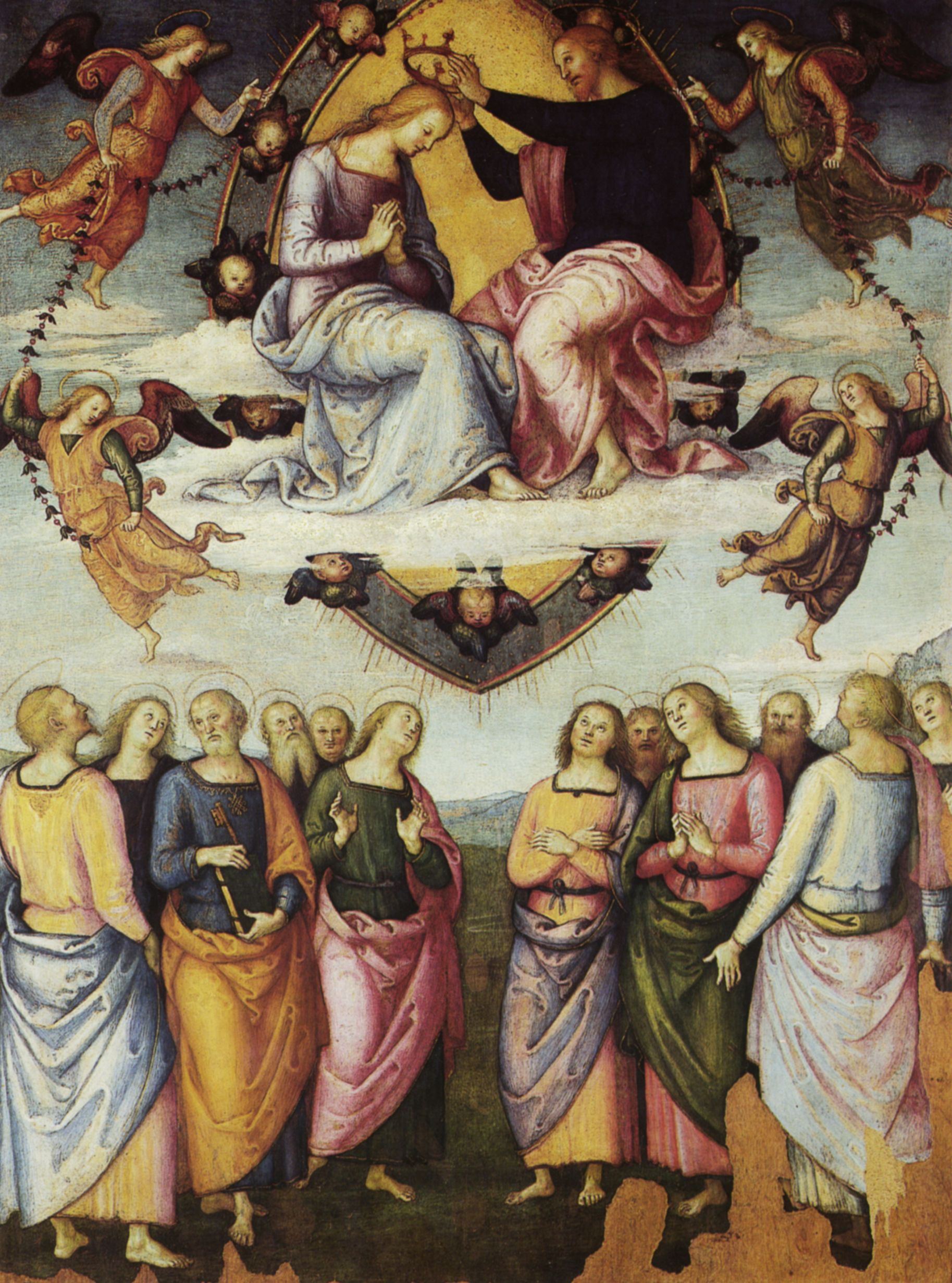 Pala Di San Francesco Al Monte The Coronation Of The Virgin Pietro