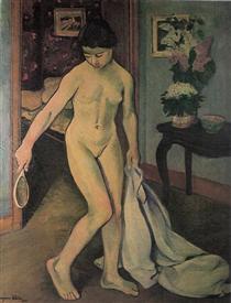 Desnuda en el espejo - Suzanne Valadon