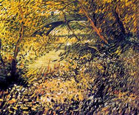 Bancos del Sena en la primavera, Vincent van Gogh
