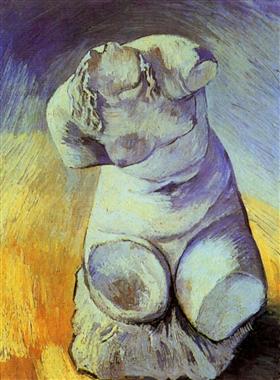 Figurilla del yeso de un torso femenino, Vincent van Gogh