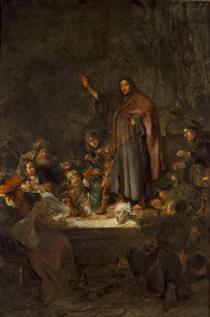 The Raising of Lazarus - Carel Fabritius