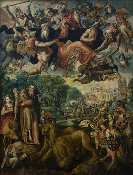 The Temptation of Saint Anthony, 1594 - Мартин де Вос