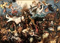 La Chute des anges rebelles - Pieter Brueghel l'Ancien