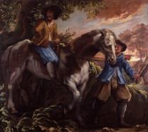 King Charles II on Humphrey Penderel's Mill Horse - Isaac Fuller