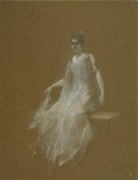 Lady in White 1895 - Thomas Dewing