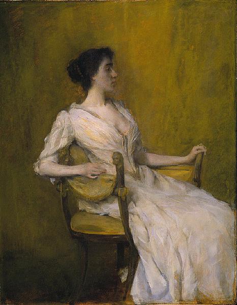 Lady in White, 1901 - Томас Уилмер Дьюинг