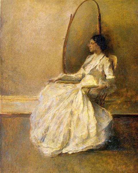 Lady in White, 1910 - Томас Уилмер Дьюинг