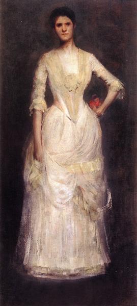 Portrait of Ella Emmet, 1895 - Томас Уилмер Дьюинг