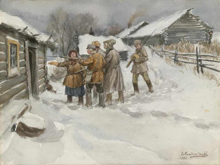 Em Busca de Um Culaque Fugitivo, 1920 - Ivan Vladimirov
