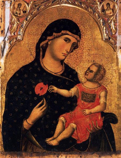 Madonna of the Poppy, 1325 - Паоло Венециано