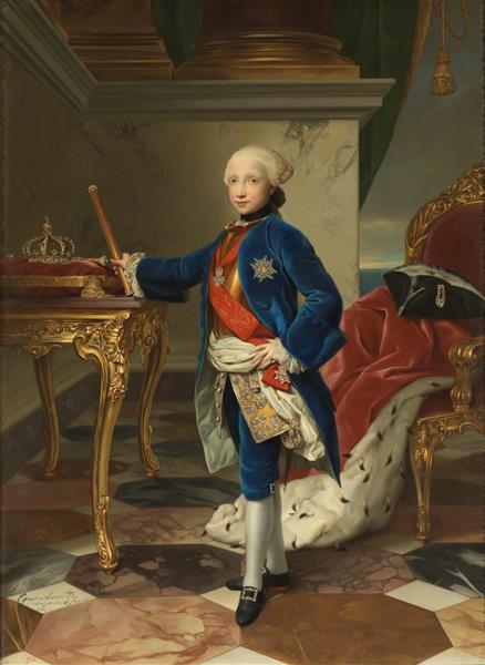 Portrait of Ferdinand IV of Naples, 1760 - Антон Рафаэль Менгс