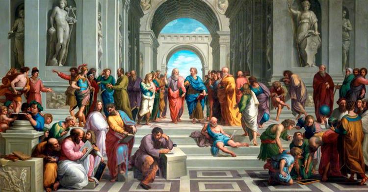 The School of Athens (after Raphael), 1755 - Raphaël Mengs