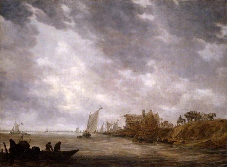 A River Scene, 1642 - Jan van Goyen