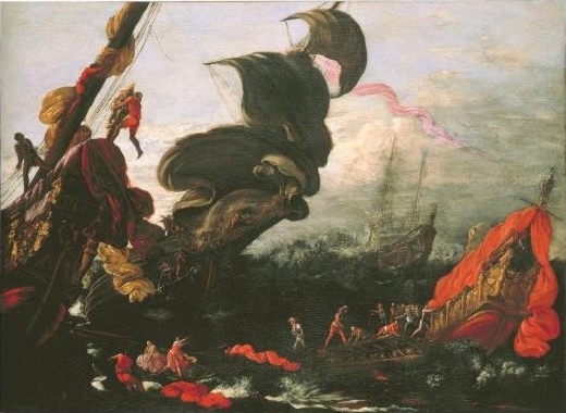 Naufragio Della Flotta Di Enea, c.1627 - Agostino Tassi