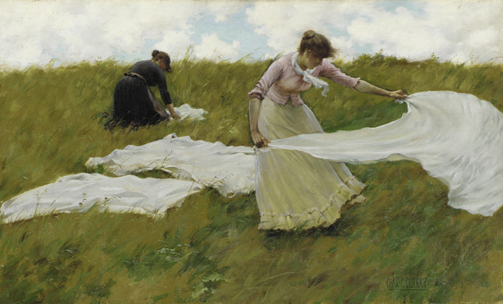 A Breezy Day, 1887 - Charles Courtney Curran
