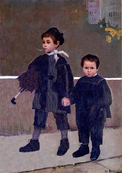 Jean and Jacques, 1883 - Мария Константиновна Башкирцева