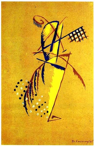 A Dancer in Motion, 1915 - Mikhail Larionov