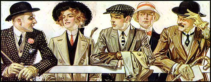 Arrow Shirt Collar Advertisement, 1907 - Joseph Christian Leyendecker