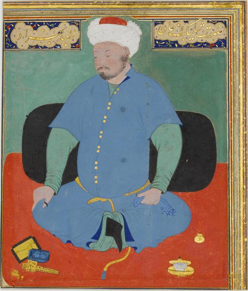 Portrait of Muhammad Shaybani, 1507 - Kamāl ud-Dīn Behzād