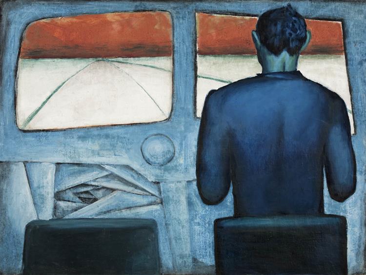 Blue Chauffeur, 1948 - Andrzej Wróblewski