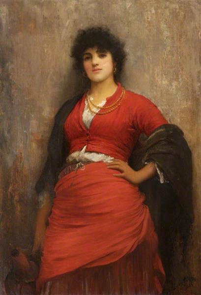 Italiienne, 1900 - Luke Fildes