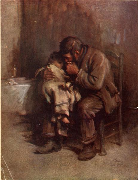 Motherless, 1914 - Luke Fildes