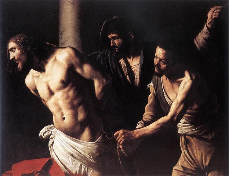 Christ At The Column C 1607 Caravaggio WikiArt Org   Christ At The Column !Large 