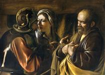Denial of Saint Peter - Michelangelo Merisi da Caravaggio