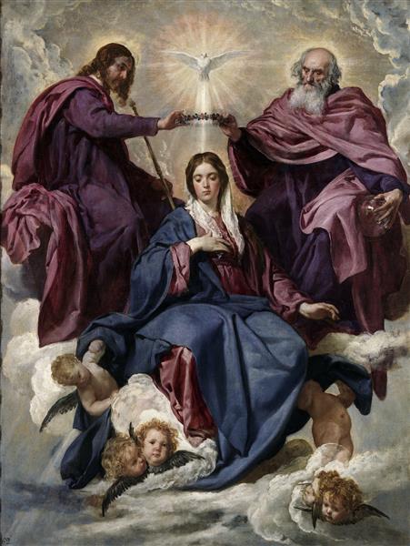 Coronation of the Virgin, 1641 - 1644 - Diego Velazquez