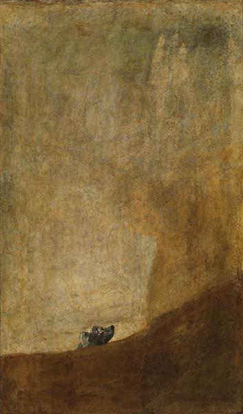 The Dog, c.1819 - Francisco Goya