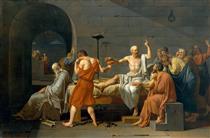 Der Tod des Sokrates - Jacques-Louis David