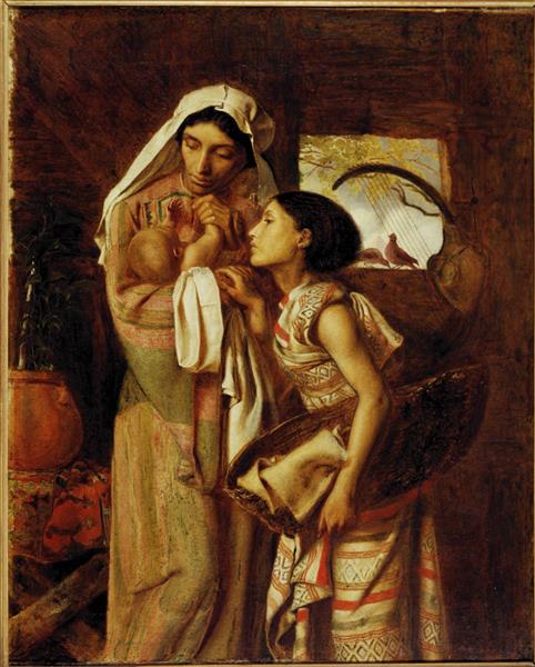The Mother of Moses, 1860 - Симеон Соломон