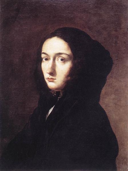 Portrait of the Artist's Wife Lucrezia, 1660 - Сальватор Роза