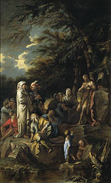 St. John the Baptist Preaching in the Wilderness, 1660 - Salvator Rosa