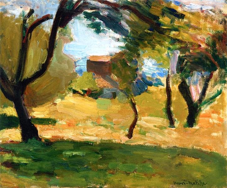 Корсиканський пейзаж, 1898 - Анрі Матісс