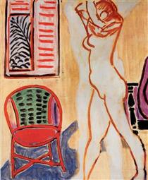 Standing Nude With Raised Arms - Henri Matisse