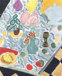 Still Life with a Marble Table - Henri Matisse