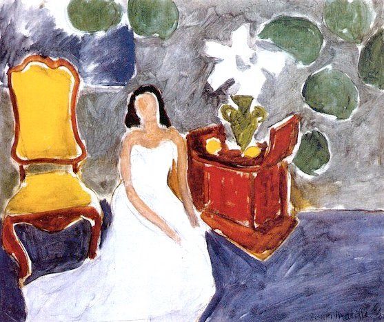 Girl on a White Dress, 1941 - Анри Матисс