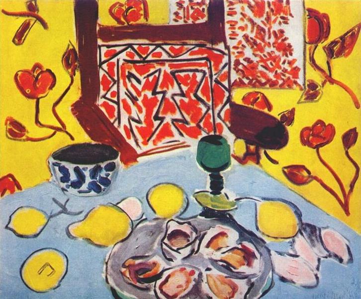 Oysters and Wooden Armchair, 1943 - 馬蒂斯
