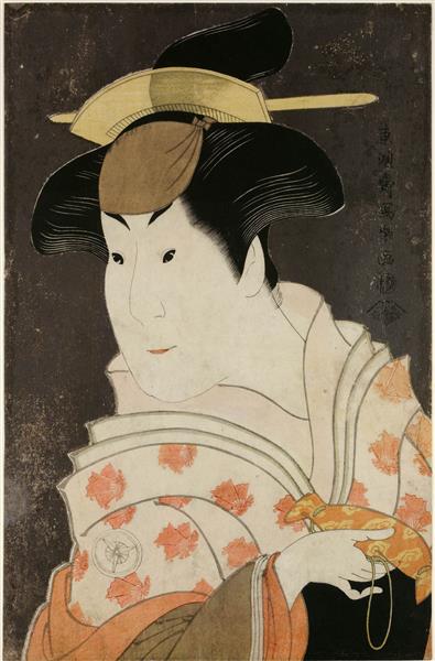 Iwai Hanshirō IV as the wet nurse Shigenoi, 1794 - Tōshūsai Sharaku