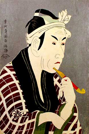Kōshirō Matsumoto IV as Sakanaya Gorobee, 1794 - Тосюсай Сяраку