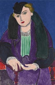 Portrait at Blue Coat - Henri Matisse