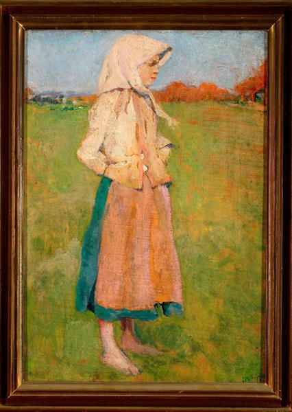 Country Girl, 1894 - Юзеф Мехоффер